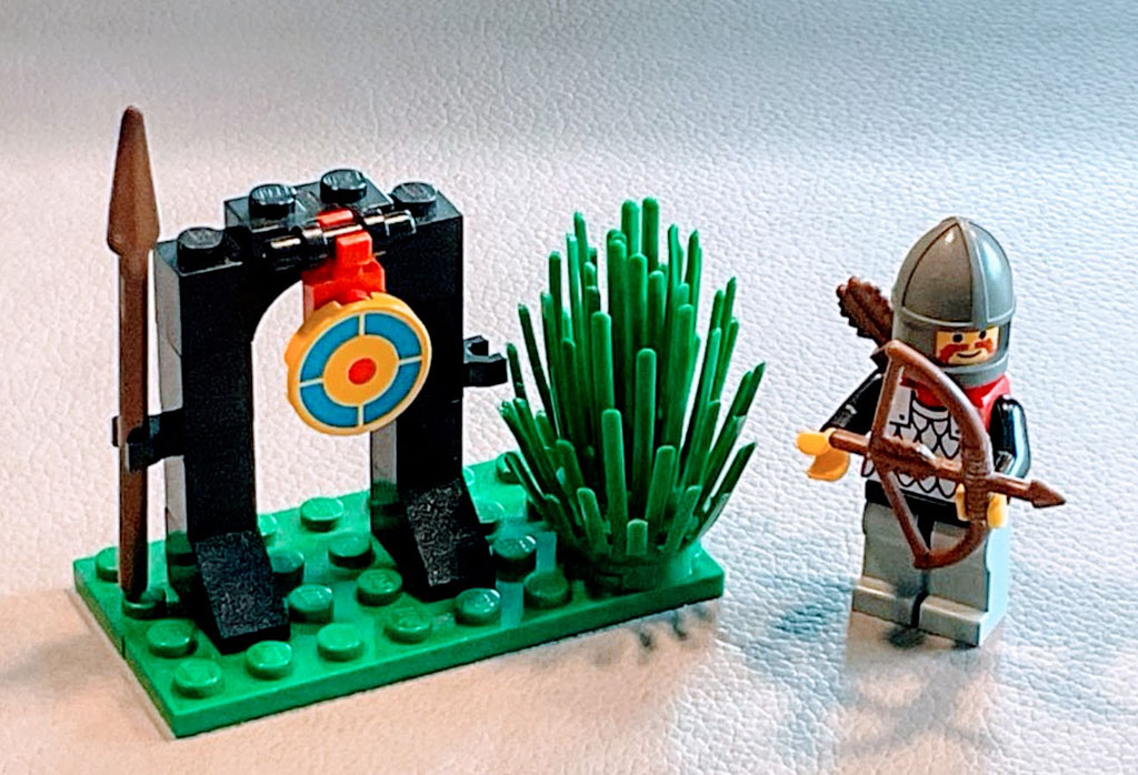 LEGO® 1624- Königlicher Bogenschütze Quelle: retro-steine