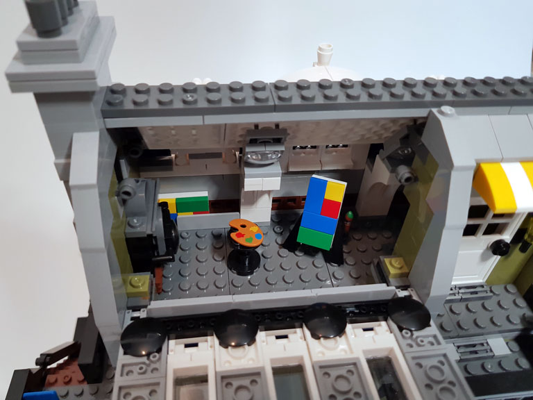 Dachgeschoss des LEGO® 10243 Pariser Restaurant